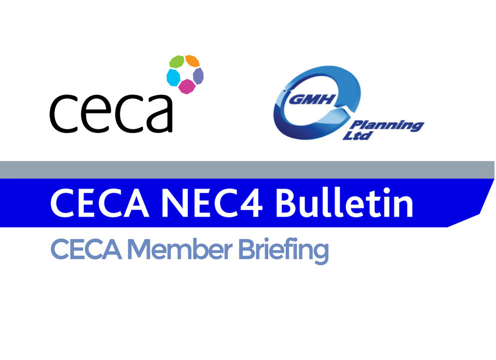 NEC4 CECA Bulletin No4 – Compensation Event Quotations and use of Assumptions