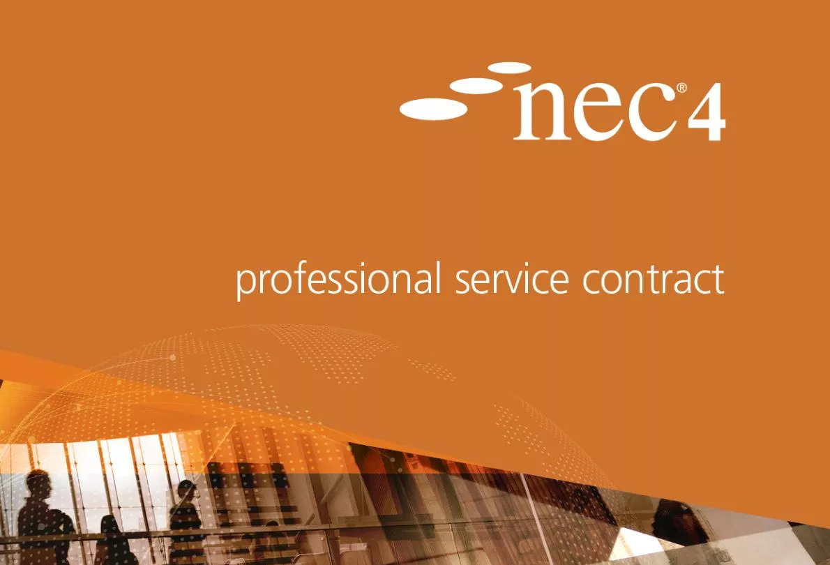 NEC4 Professional Service Contract (PSC)